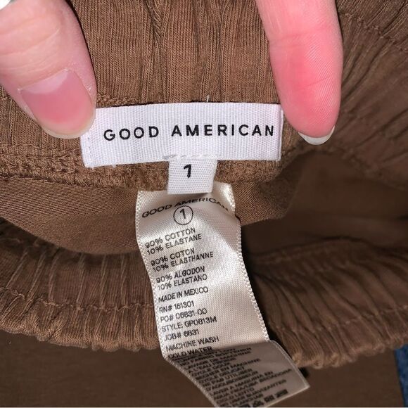 NWT Good American Brown Leggings Size 1 - Picture 4 of 6
